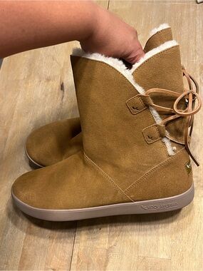 Koolaburra Women 's Tan Suede Shearling-Lined Boo’s tan